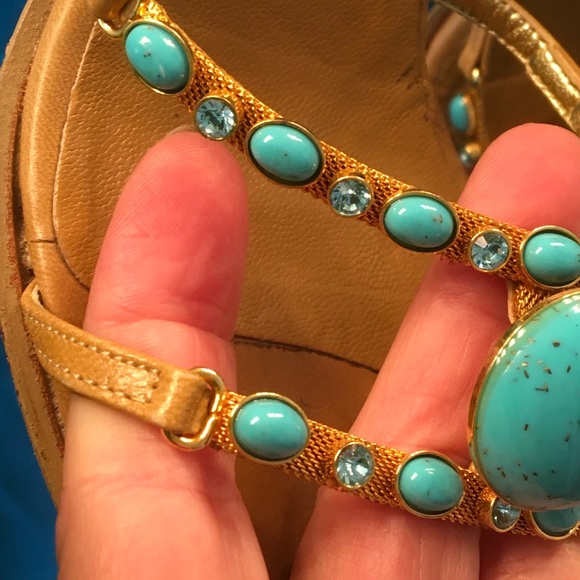 CHARLES DAVID Dress stiletto Strappy heels slip on - Picture 8 of 13